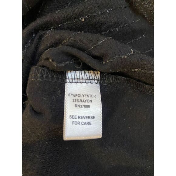 Cato sequins tank top black bling red rose Xl - Picture 7 of 7